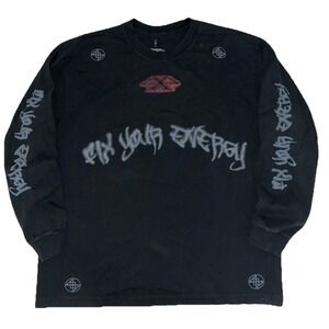 Travis Scott Long‎ Sleeve Shirt XL  4x4 Fix Your Energy NEW *spots
